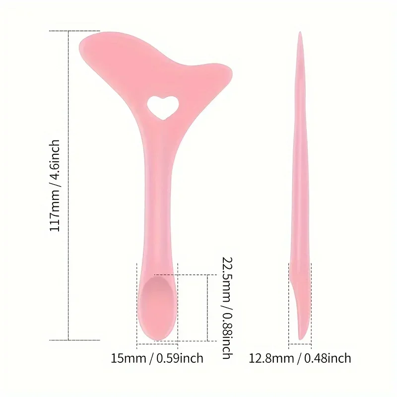 Plantillas de delineador de ojos, puntas de ala de silicona, protectores de rímel multiusos para sombra de ojos y pestañas, herramientas de maquillaje rápidas para ojos de gato