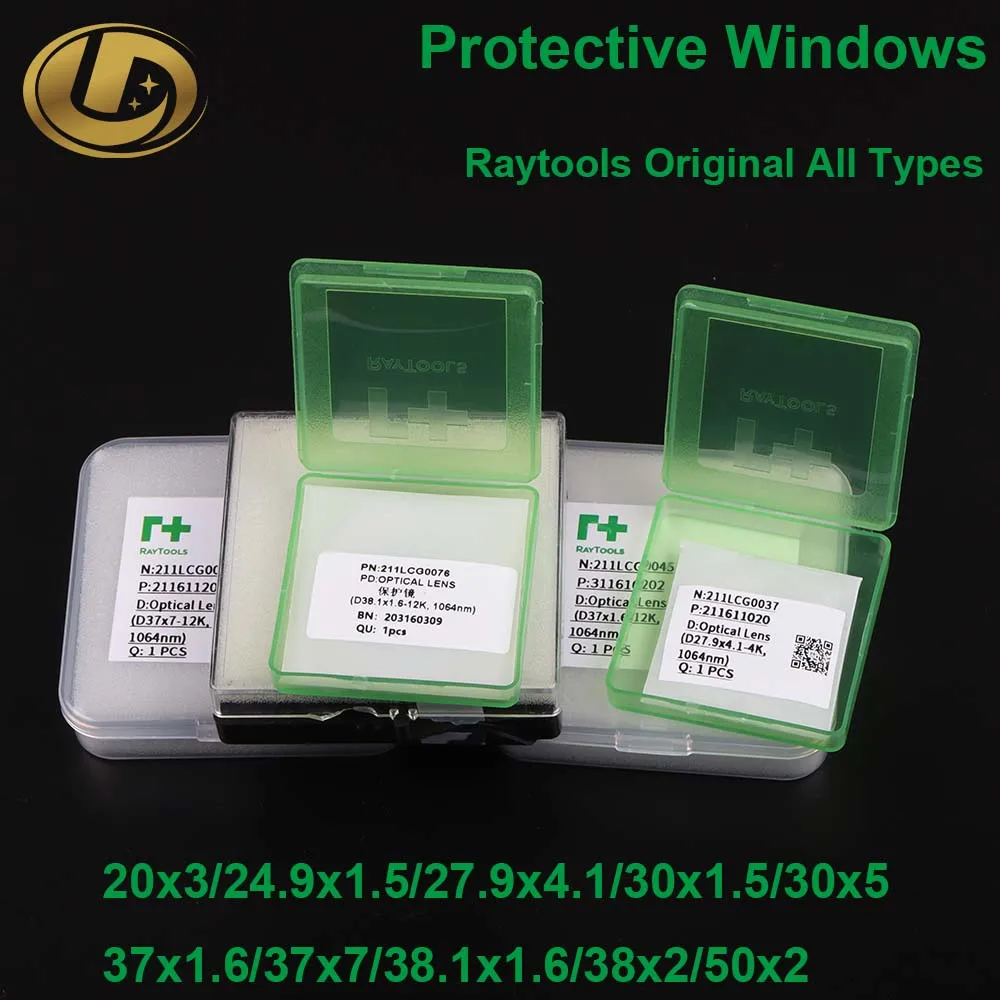 Original Raytools Protective Windows Optical Lens 27.9x4.1 37x7 38.1x1.6 For Raytools BT240 BM109 BM111 BM114S BM115 BS06K