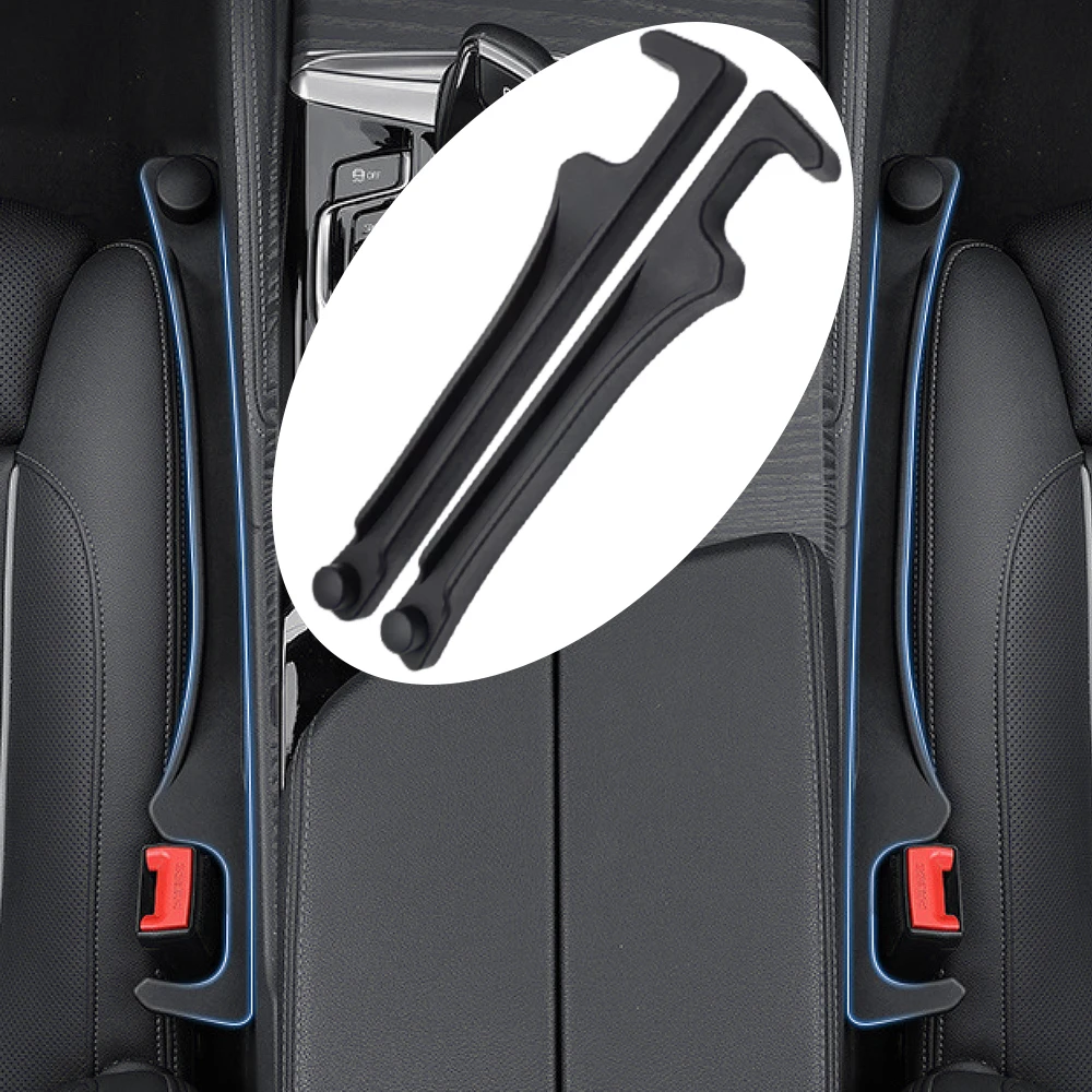 

2 x Car Seat Gap Filler Organizer Crevice Storage Box Between Seats Console Organizer Decoration Interior Auto Accessories