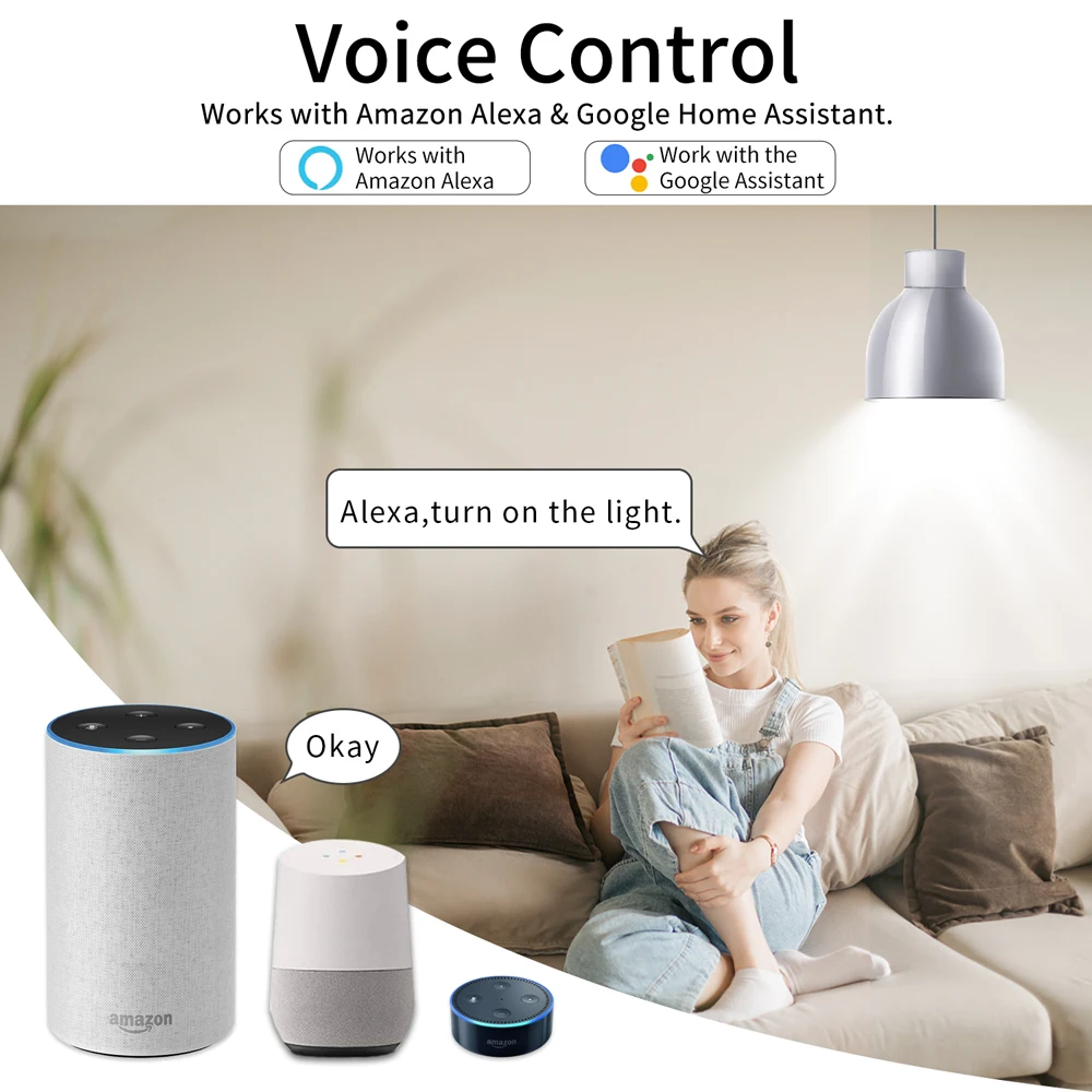 DAJIMEI Tuya Smart Touch Switch 1/2/3Gang Wifi Light Switch and Normal EU Wall Dual USB Socket Smart Life Google Alexa for Home