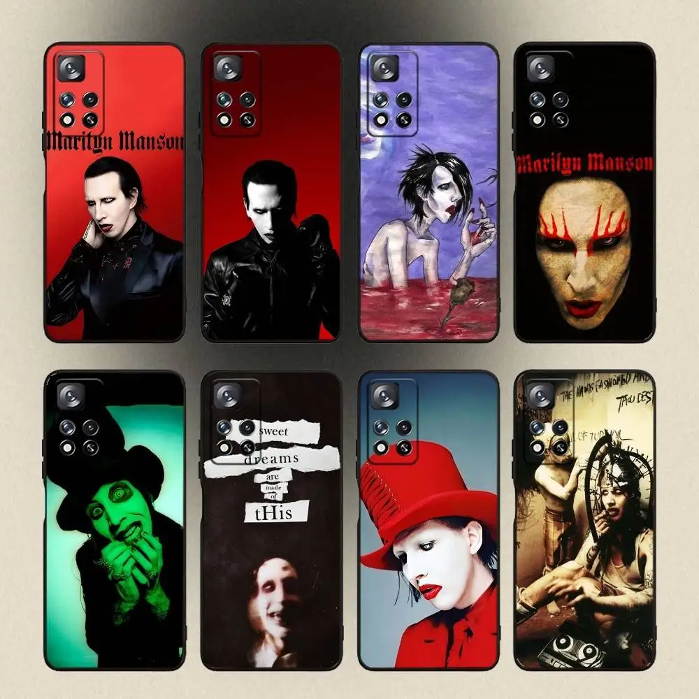 

Marilyn Manson One Assassination Phone Case For Samsung Galaxy A 91,80,73,72,53,52,51,22,5G,Plus,J,Note Soft Black Cover