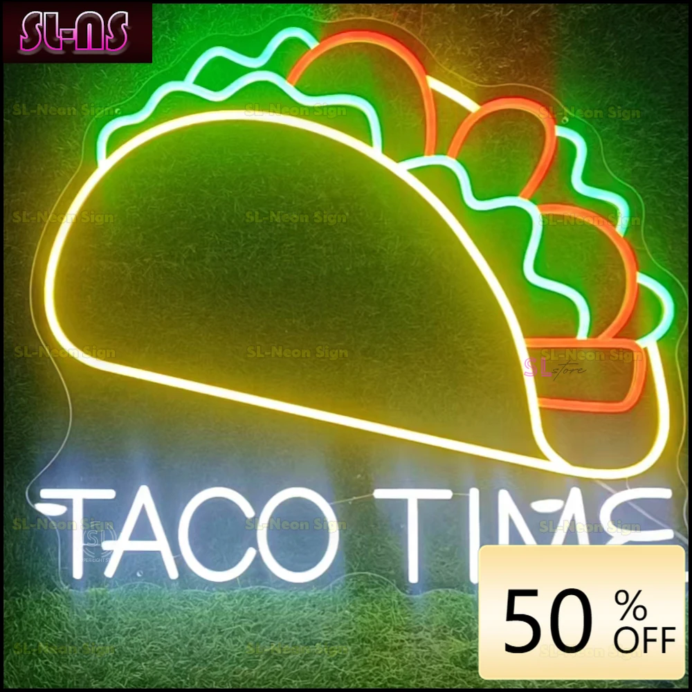 

Taco Neon Sign Handmade Taco Neon Signs Led Neon Lights Mexican Food Led Sign for Restaurant Kids Room Decor and Taco Party