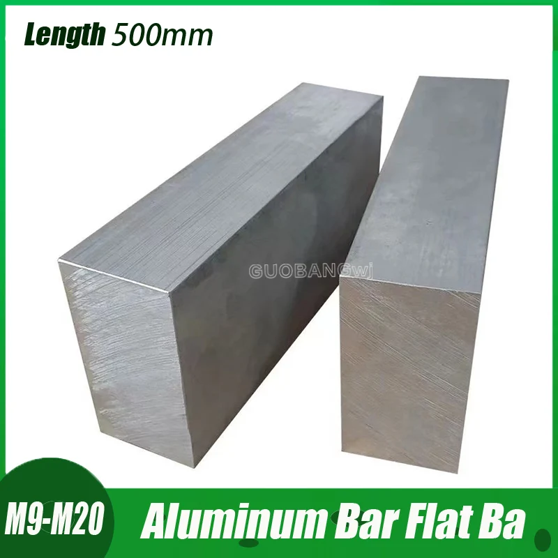 

1Pcs 7/8/9/10-20mm 6061 Aluminum Plate/Flat Bar/Rod, T651 Alloy Square Block, Precision Machining Stock for CNC, High Strength