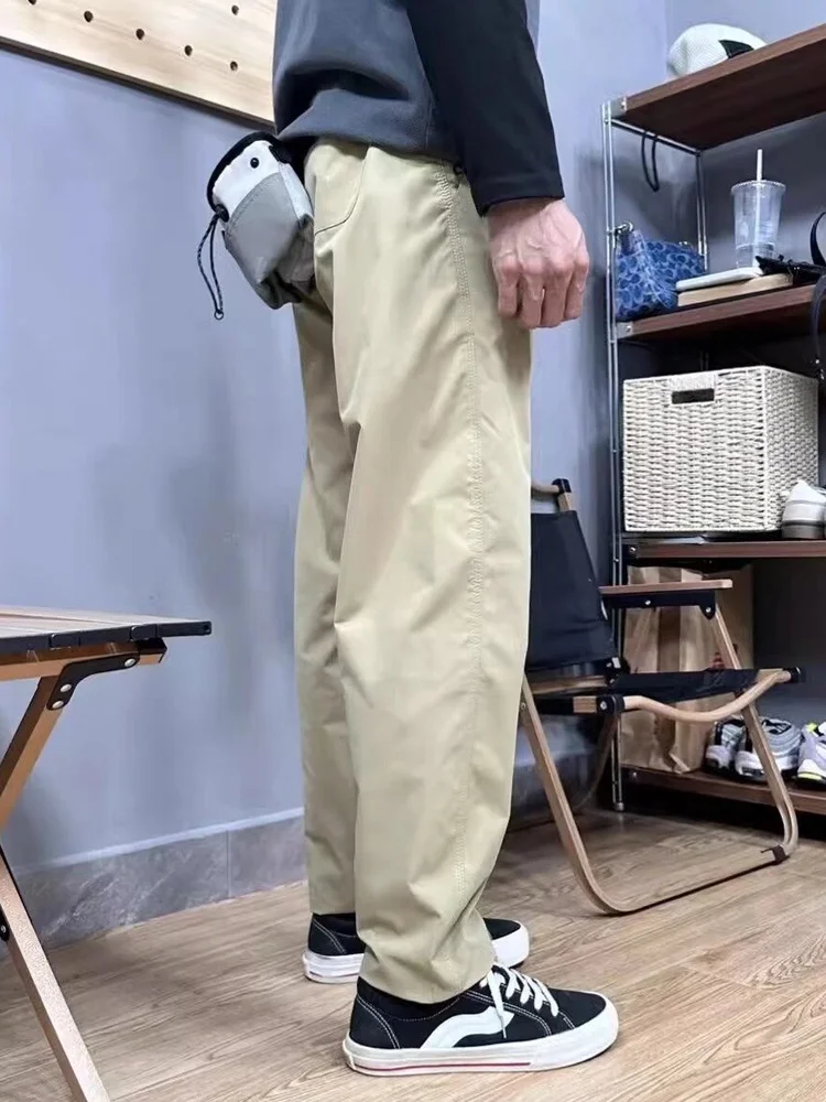 

American Sle Functional Triangular Workwear Pants Men's Loose Cone Summer Ice Silk Thin Qui Dry Sports Casual Pants