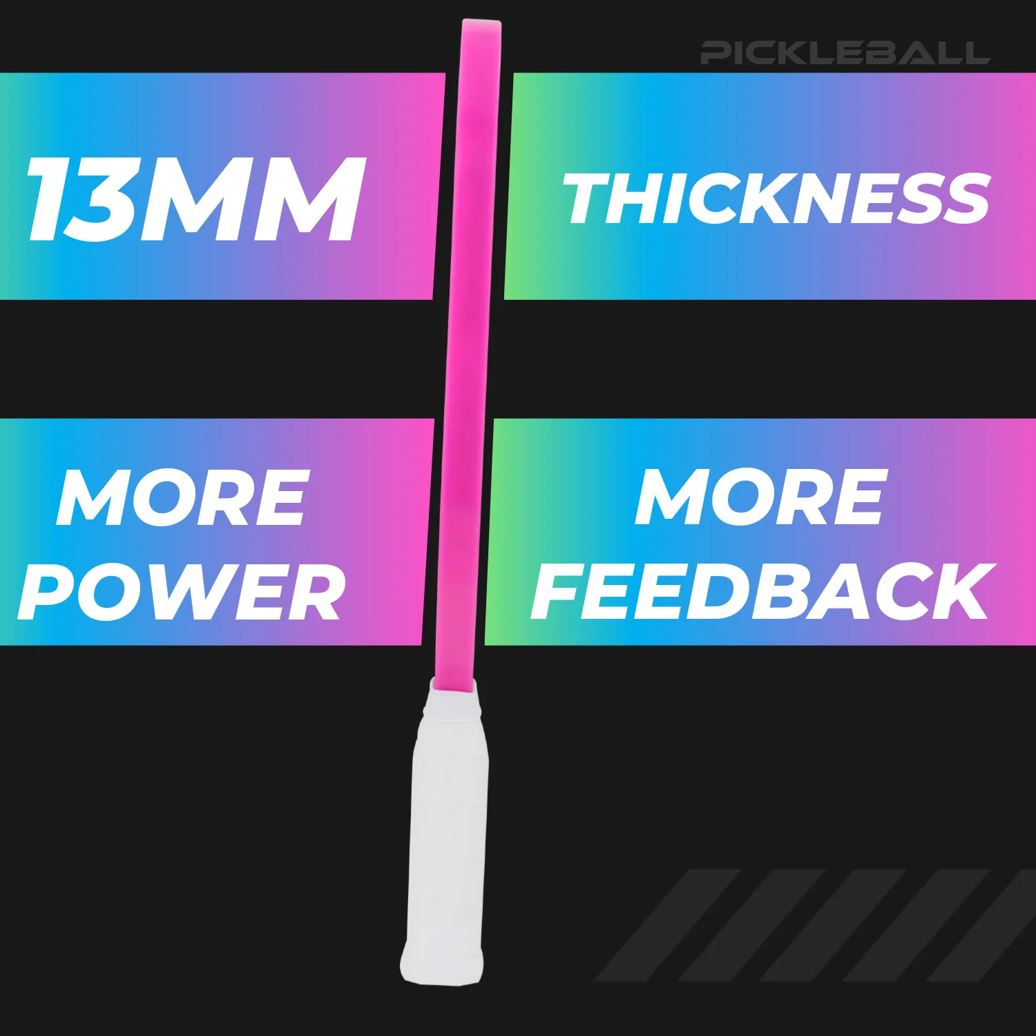 AMA SPORT Pickleball Paddle da 13 mm Fori di ventilazione per aerodinamica avanzata con borsa da paddle portatile per adulti e adolescenti