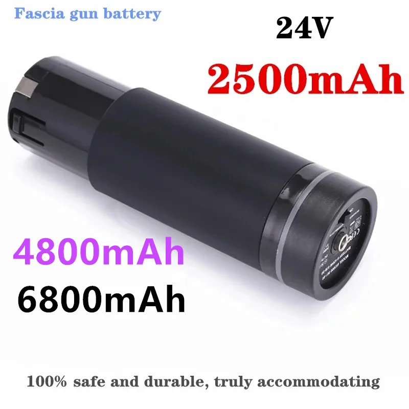 Original 24V 2500-6800mAh rechargeable lithium-ion battery suitable for massage gun upgraded battery fascia gun accessories