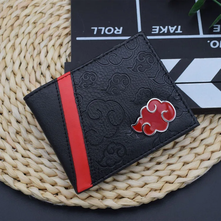 Naruto Anime Składany portfel Kobiety Mężczyźni Dzieci Bank ID Card Holder Card Clip Bag Cartoons Cosplay Clutch Wallets Birthday Gifts