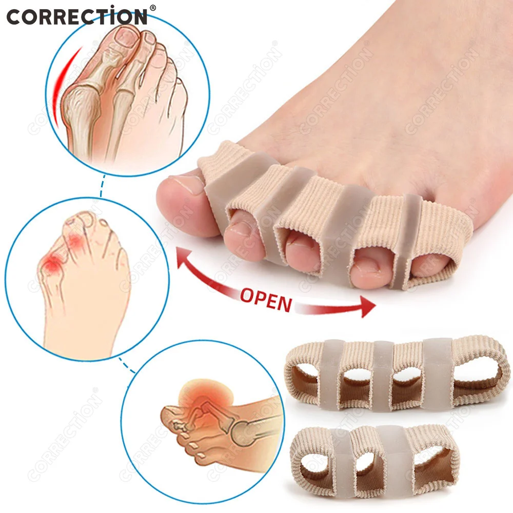 

Разделитель пальцев ног Корректор вальгусной деформации большого пальца стопы Корректор большого пальца стопы Корректор большого пальца стопы Корректор бурсита стопы