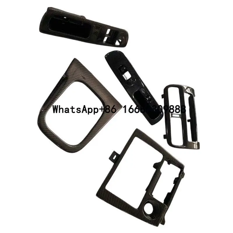 

For Nissan Silvia S14 S14A Silvia Zenki Kouki LHD Interior Replacement Kit (5pcs/set) CF Carbon Fiber