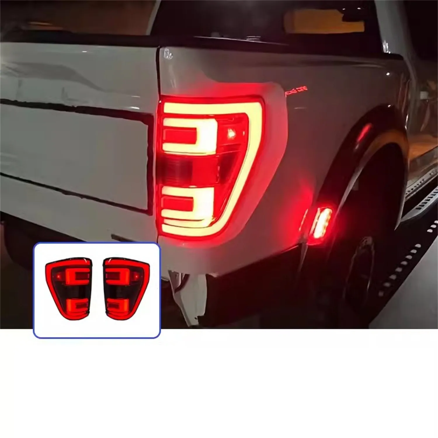 

Car LED Tail light Headlight for Ford F150 Raptor 09-22 Daytime running light High low beam Turn signal