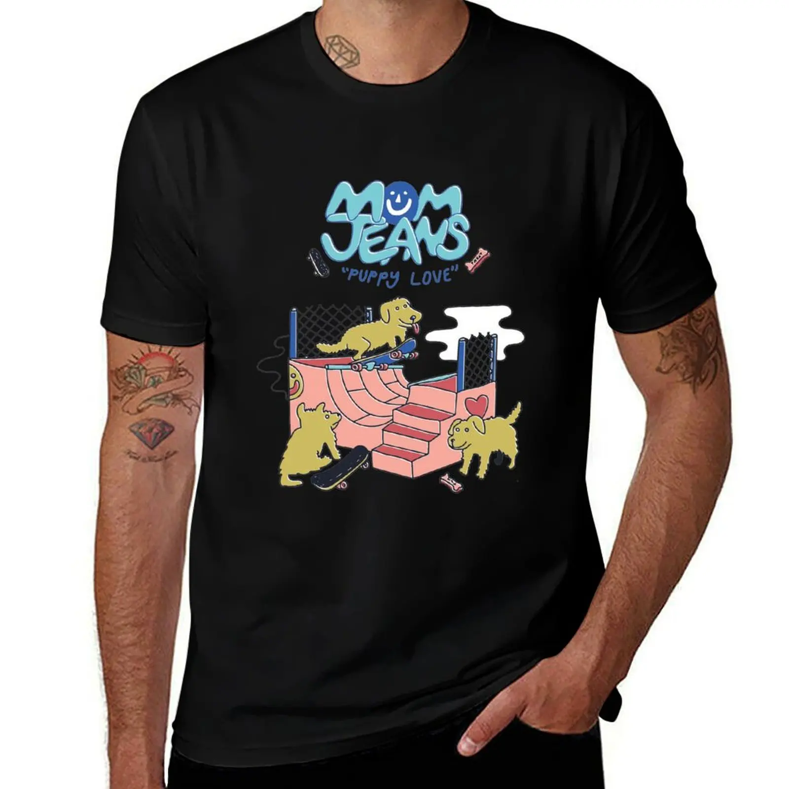 Mom Jeans band puppy love, dog T-Shirt Outdoor Activity Sports T-Shirt