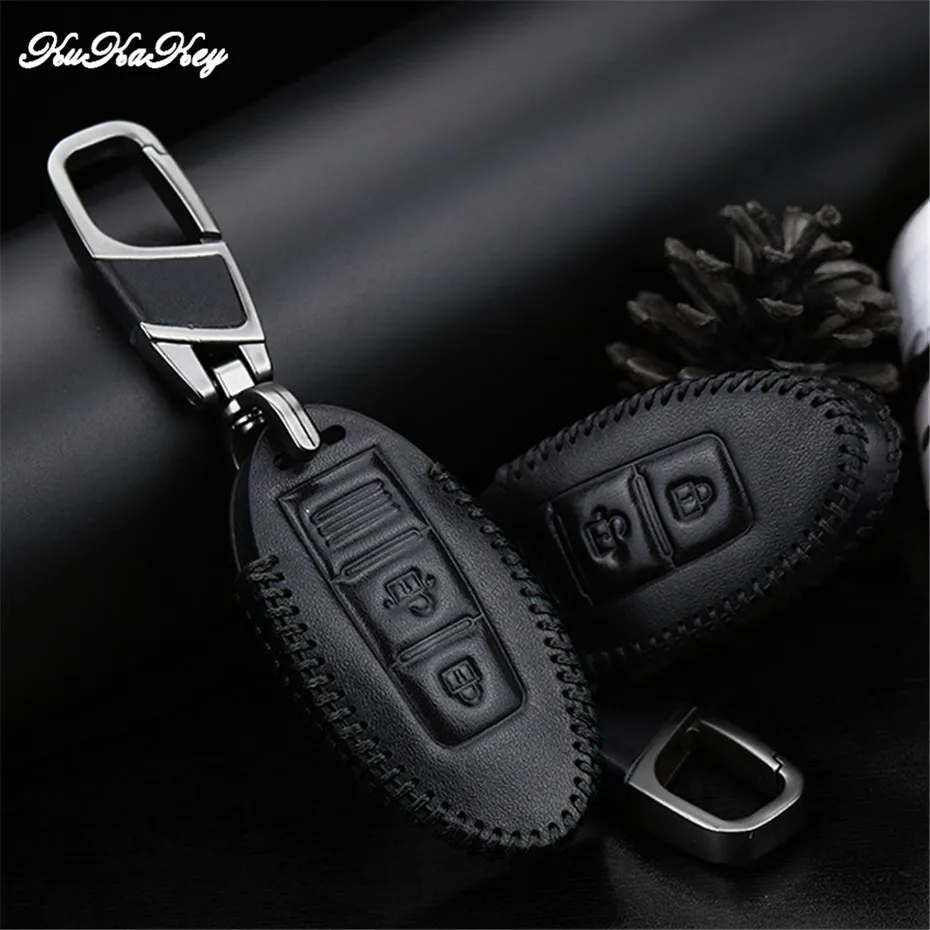 Car Key Case Cover Protective Key Shell Skin Bag For Nissan Qashqai Juke Note Almera Teana Tiida Murano Pathfinder Infiniti Q50