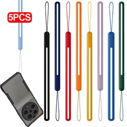 Universal Wrist Strap Hand Lanyard for Mobile Phone Camera Silicone Hanging Cord Suitable for Key Bluetooth Earphone Mini Fan