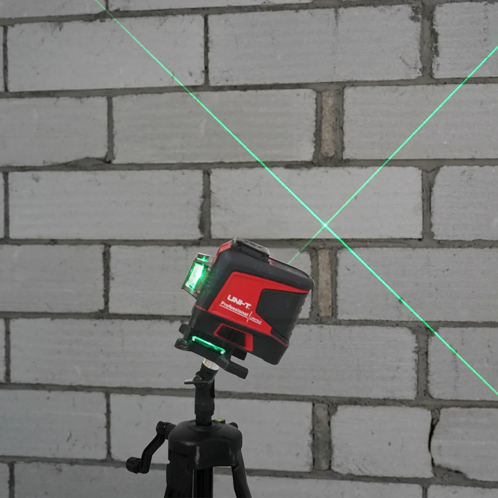 Niwelator laserowy Un-t 12 linii LM575-e 3D samopoziomujący 360° poziomy i pionowy krzyż Super mocna zielona linia wiązki laserowej