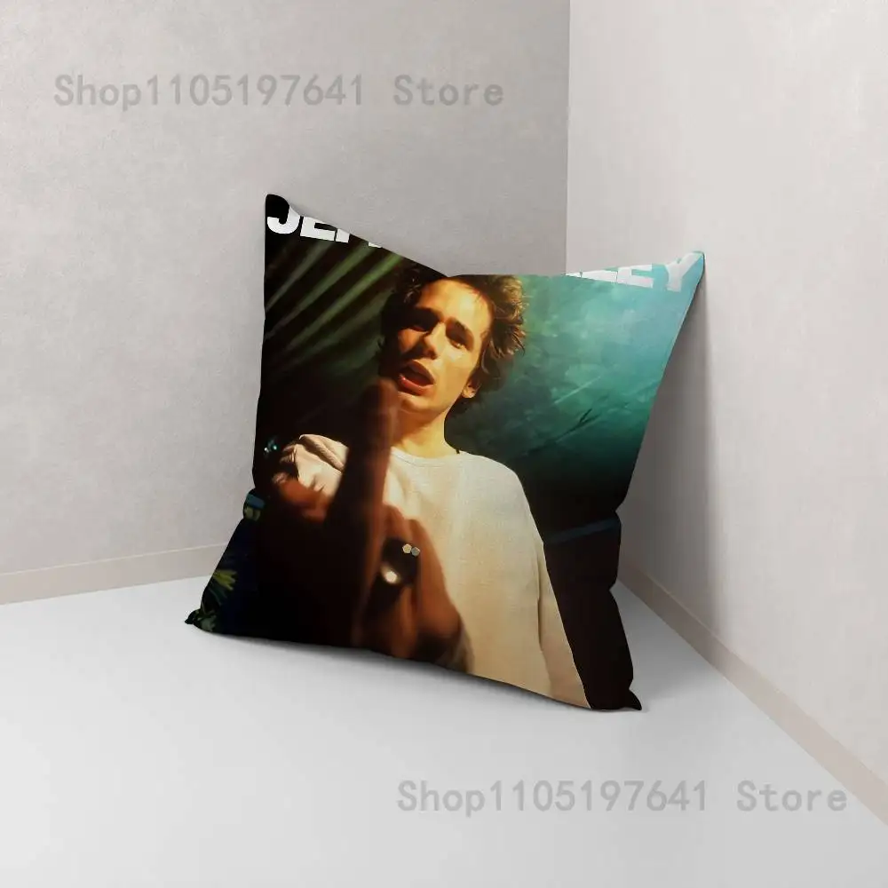 J-Jeff B-Buckley المغني كيس وسادة ل أريكة ديكور سيارة مكتب غرفة الطباعة غطاء الوسادة الزينة والحامي #3