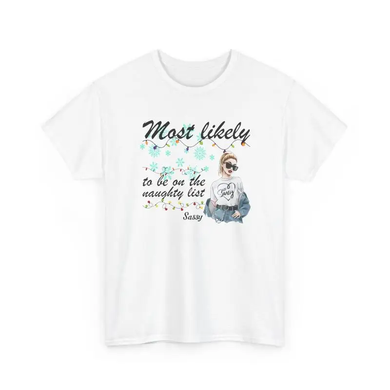 شخصية عيد ميلاد سعيد تي شيرت اسمك على الأكثر من الأفضل أن تكون قائمة شقية