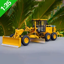 SEM919 grader road grader 1:35 scale die-casting forklift alloy engineering vehicle mechanical model children's toy collect gift