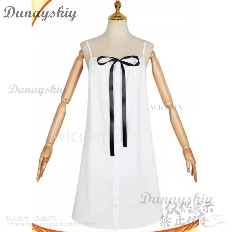 أنيمي لعبة أغنية اليابانية سايا تأثيري حلي فستان أبيض لوليتا كوس الأخضر الداكن طويل الباروكات حفلة الهالوين Tentaclesa ؛ 2k ،