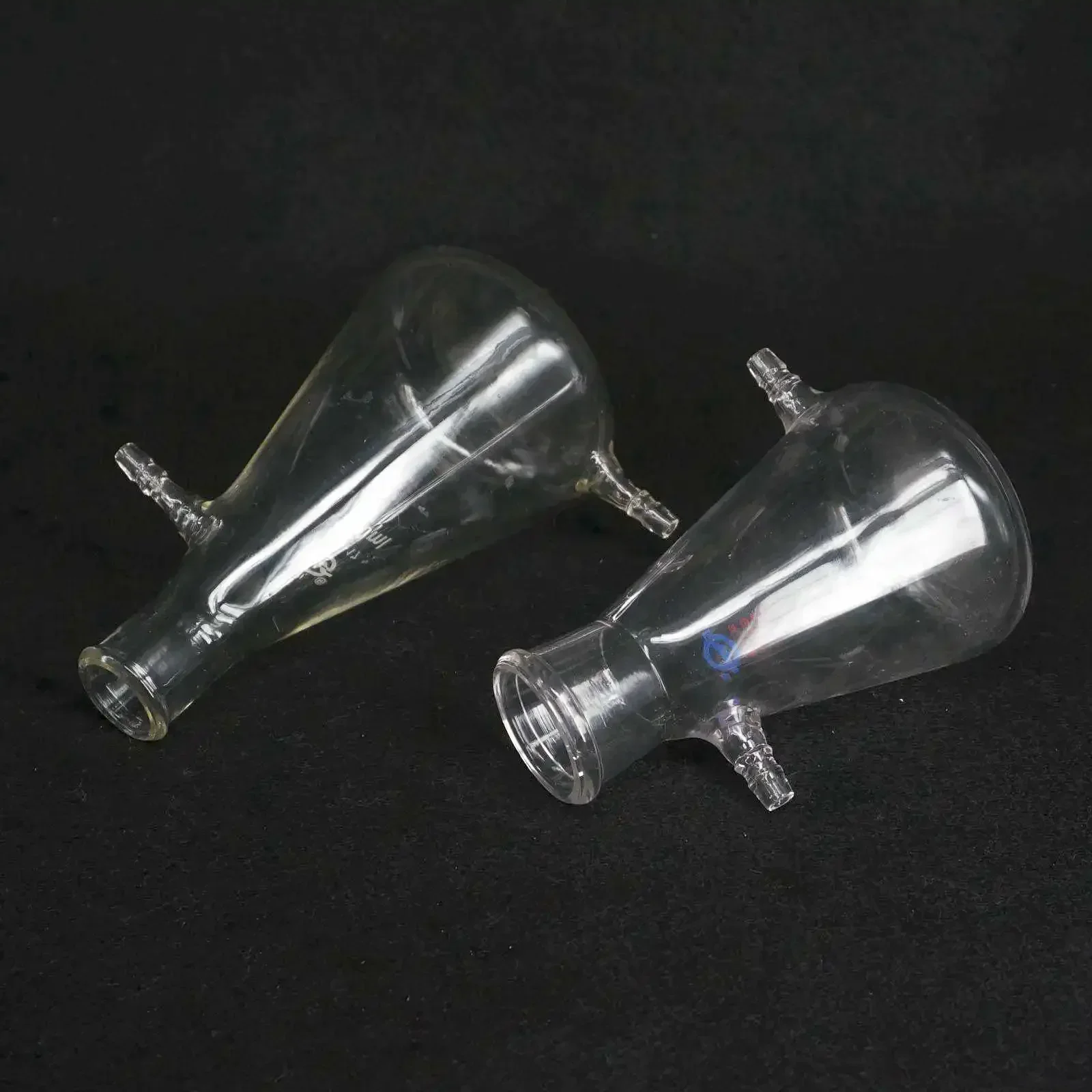 125/250/500/1000ml Borosilicate Glass Filtering Flask Lab Bottle With Upper+Lower / Upper 10mm Hose Vacuum Adapter