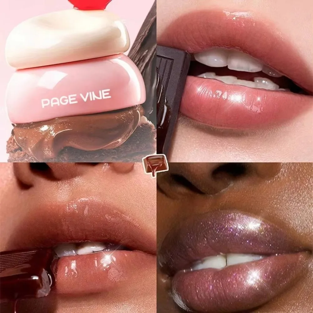 Nuevo Brillo de labios enlatado, brillo de espejo, brillo de agua, aceite de labios de miel, líneas de labios hidratadas, cuidado