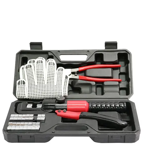 통합 수동 유압 플라이어, 구리 알루미늄 노즈 케이블 터미널 압착 플라이어, YQK70