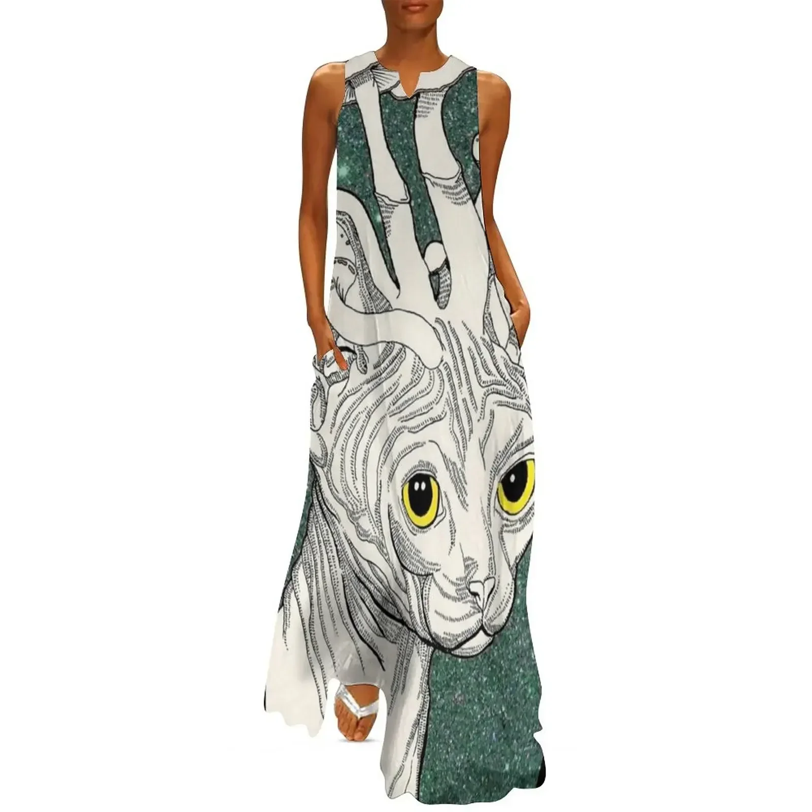 

Mushroom Head Cat Long Dress Dresses gala summer dresses for women 2025 summer dress woman 2025 trendy Dress