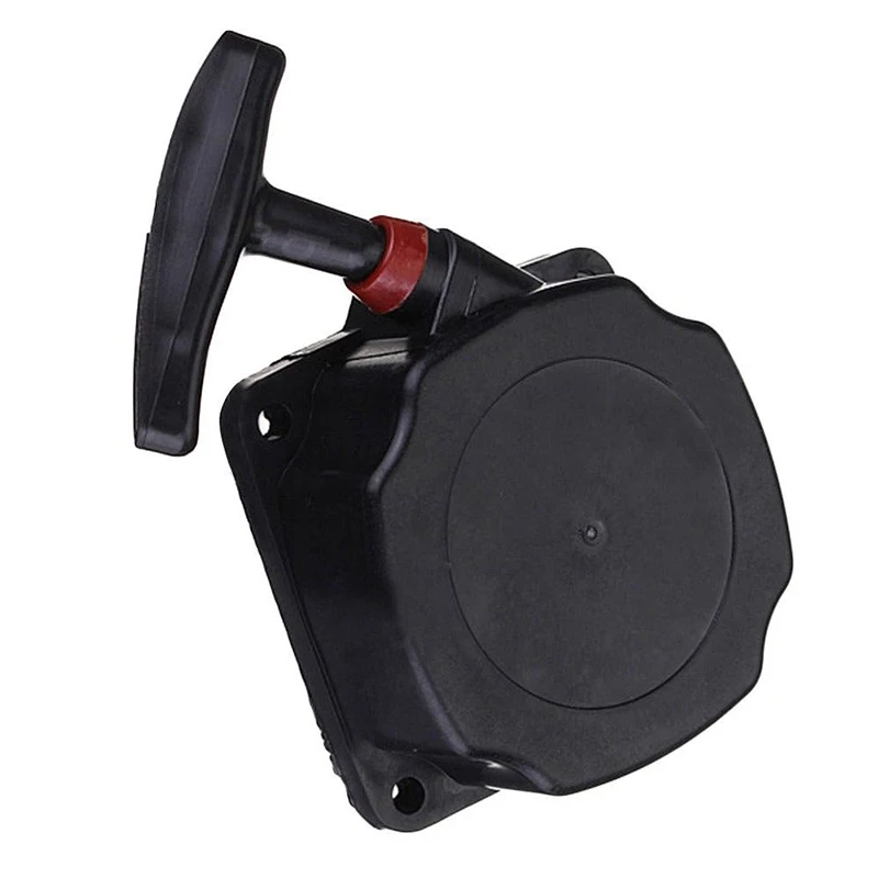 Teile Recoil Pull Starter Zubehör Einfach zu installieren für Freischneider 80 mm Montage Schwarzer Rasenmäher Rasenmäher