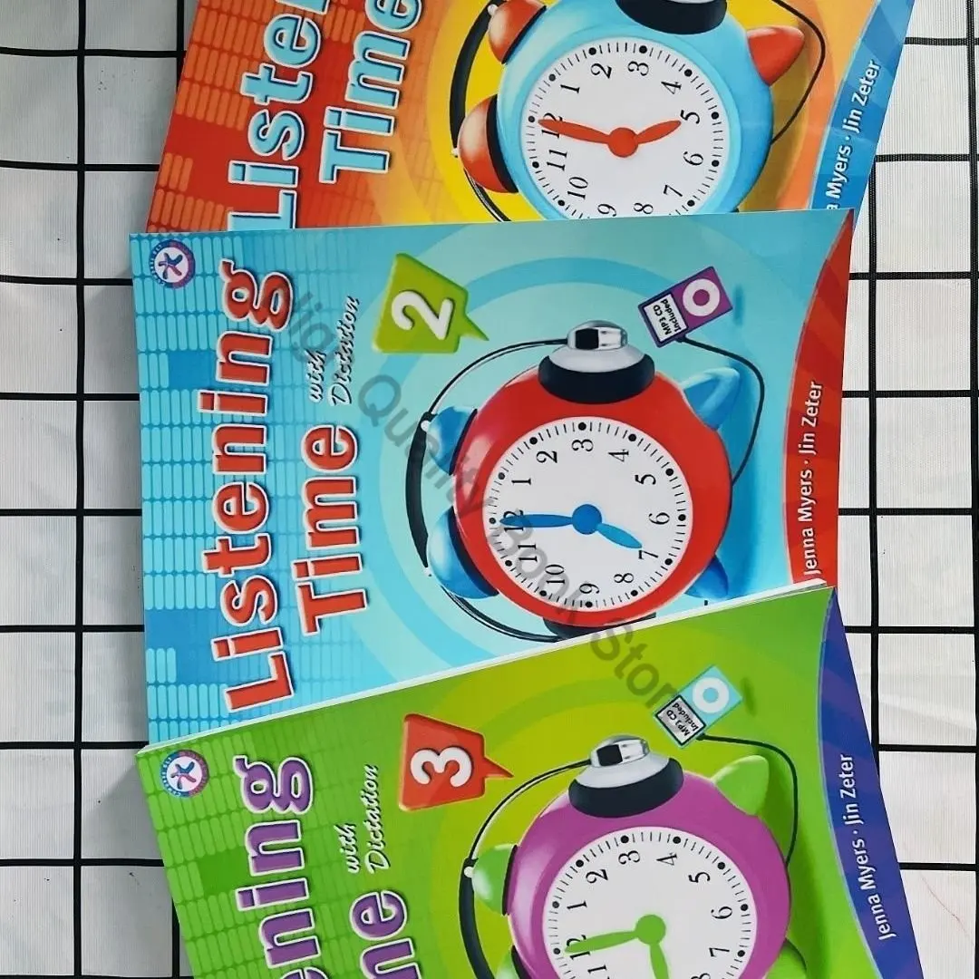 6 Volumes Listening Speaking Time Listening and Speaking English Book Livros De Inglês