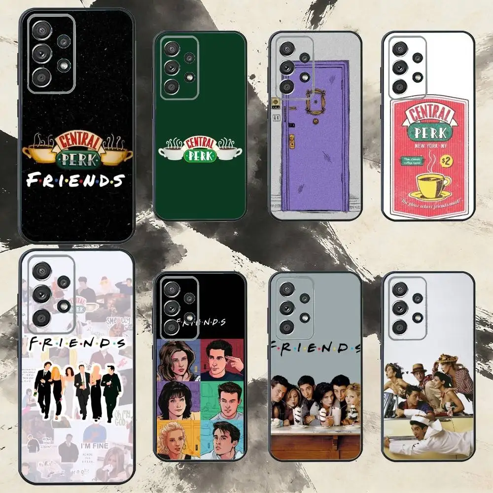 

C-Central Perk Friends TV Show Phone Case For Samsung S25,S24,S21,S22,S23,S30,Ultra,S20,Plus,Fe,Note,10,9,5G Black Cover