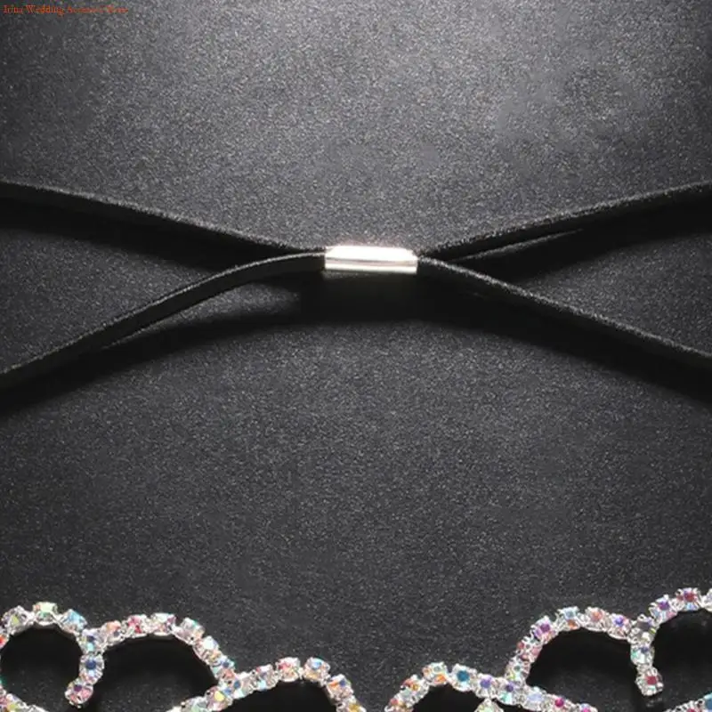 G92D Women Dancing Party Headband Decorative Tiaras Elastic Hairband Elegant Frontlet Anniversary Celebration Charm Headdress