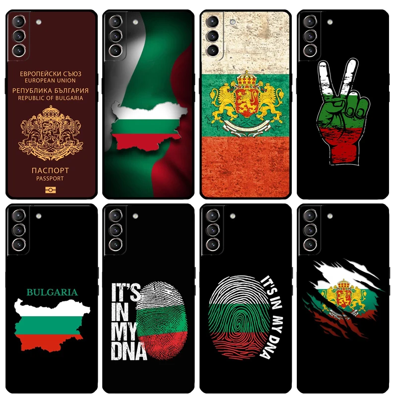 Bulgaria National Flag Case For Samsung Galaxy S23 S22 S21 Ultra S20 FE S10 S9 Note 10 Plus Note 20 Ultra Cover