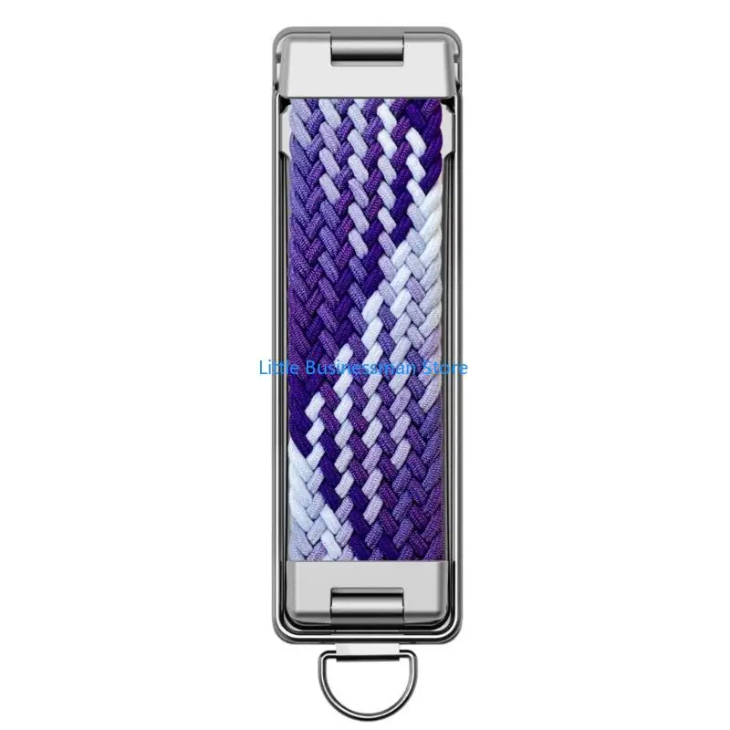 Handyhalter mit selbstklebender Rückseite, verstellbarem Ständer und atmungsaktivem Nylon-Handgelenkband für Smartphones M76A – Detail 4