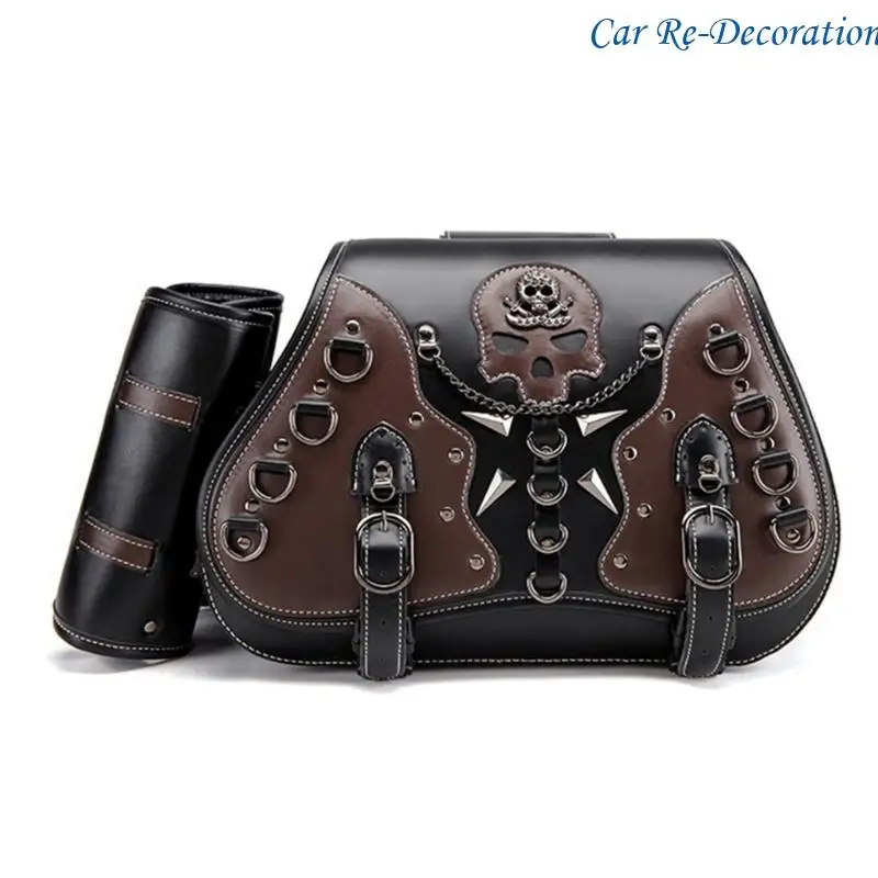 

R58D Motorcycle Saddlebag Bag with Adjustable Straps for Easy Attachment to Any Model