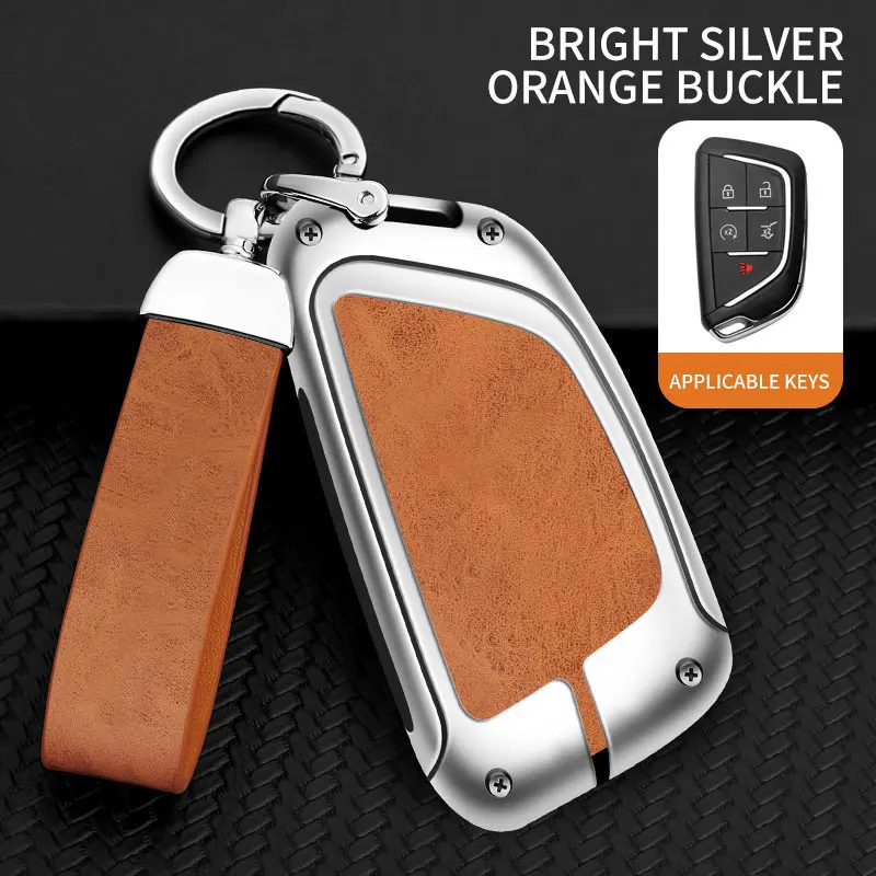 Car Key Fob Cover Case Protector For 2020-2026 Cadillac XT4 CT4 CT5 Lyriq Escalade Optiq Vistiq 2025 2024 2023