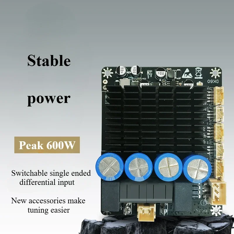 TPA3255 high power stable 600W adjustable tuning can be connected to Bluetooth single ended differential input