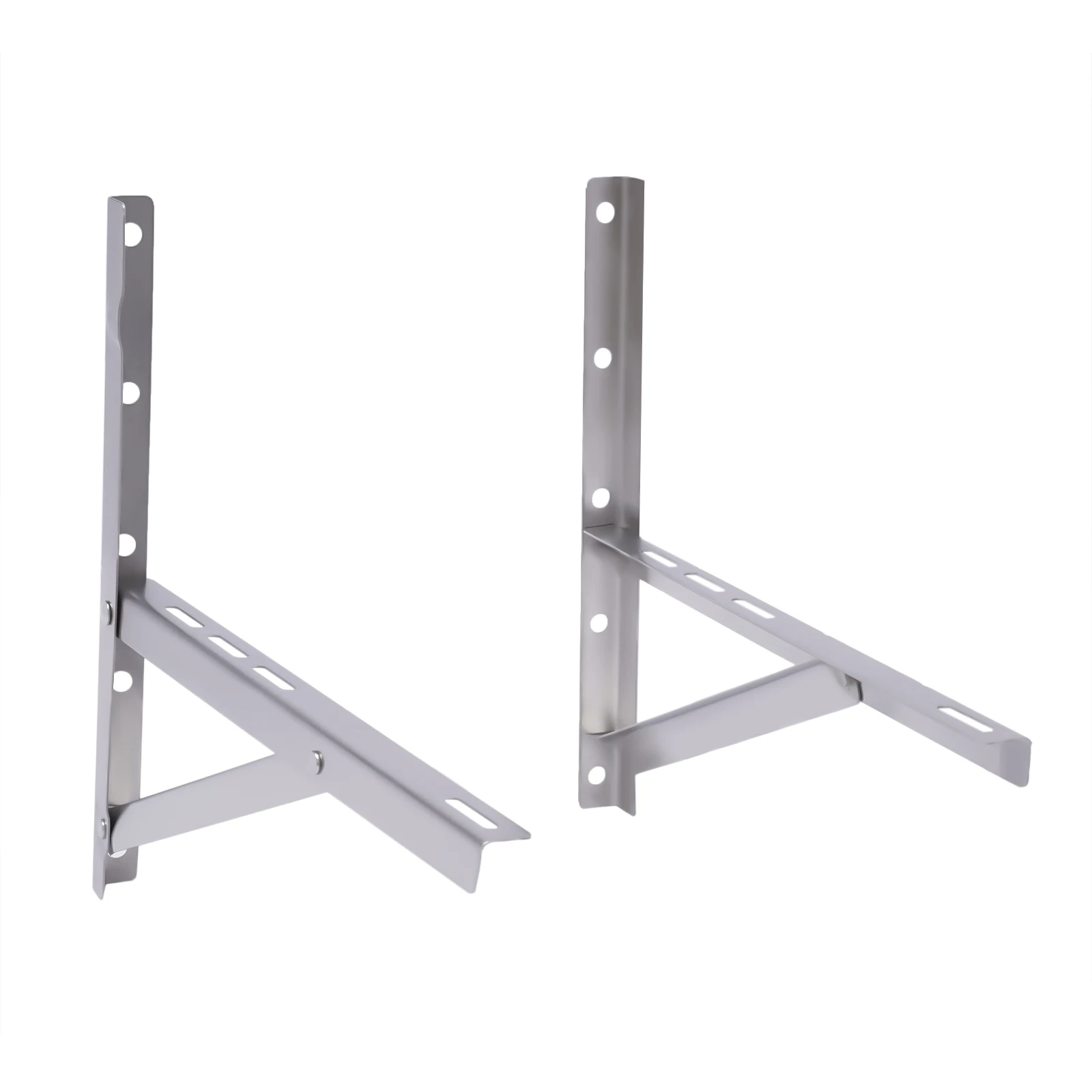 

2×Heavy Duty SS201 1.5P Wall Air Conditioning Bracket Thickened Ac Rack Outdoor Bracket Split Hanging Rack Stainless Steel