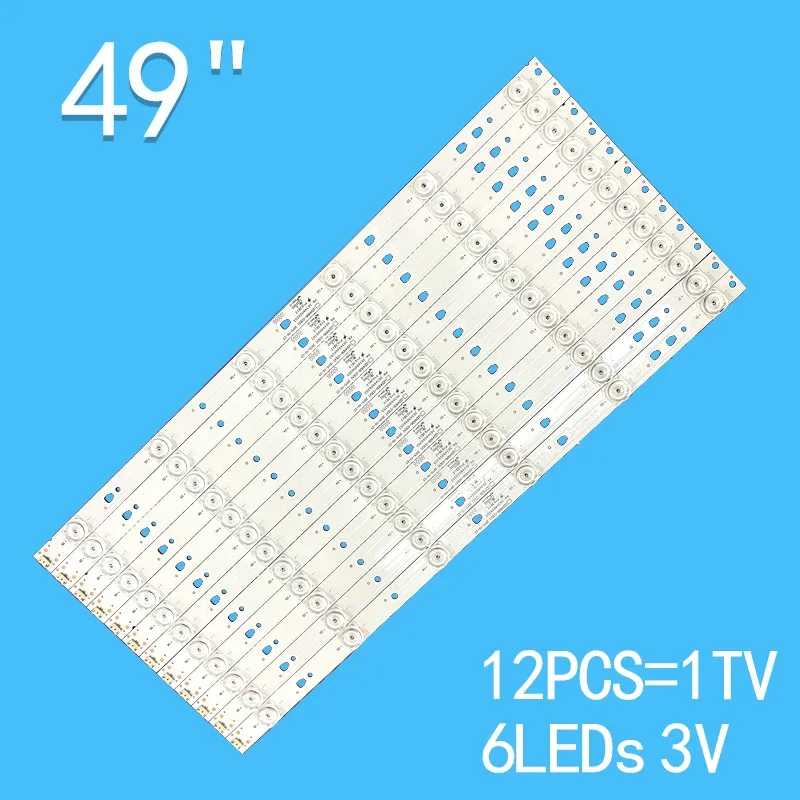 Led Backlight Strip 6led Voor Haier FD4951A-LU G49y LED49D6-03(A) 30349006203 LED50D6-ZC14AG-03 Le50u6500tf Ls49al72 Le48d 19S