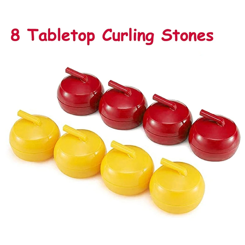 Tabletop Games Curling Game Portable Team Board Games Tabletop Training Family Party Games for Kids Adults Indoor Dropship