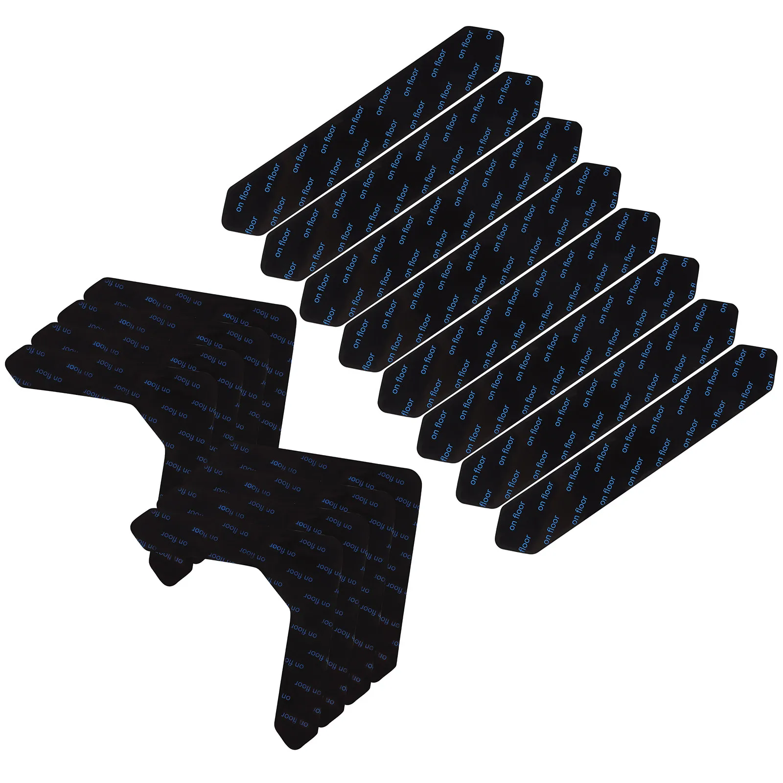 16Pcs Adhesive Pads Anti-Curling Non-Skid Carpet Sticker for Bathroom Living Room Bedroom Traceless Floor Safe
