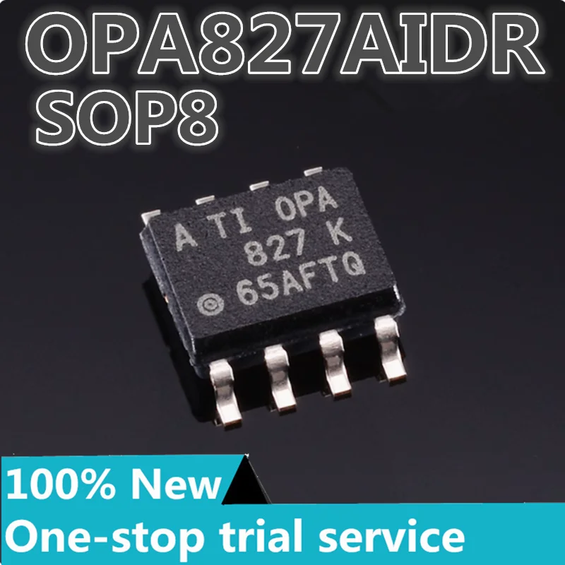 2-20PCS %New OPA827AIDR Silkscreen OPA827 SOP-8 OPA827AIDGKR Silkscreen NSP MSOP-8 precision operational amplifier chip ic