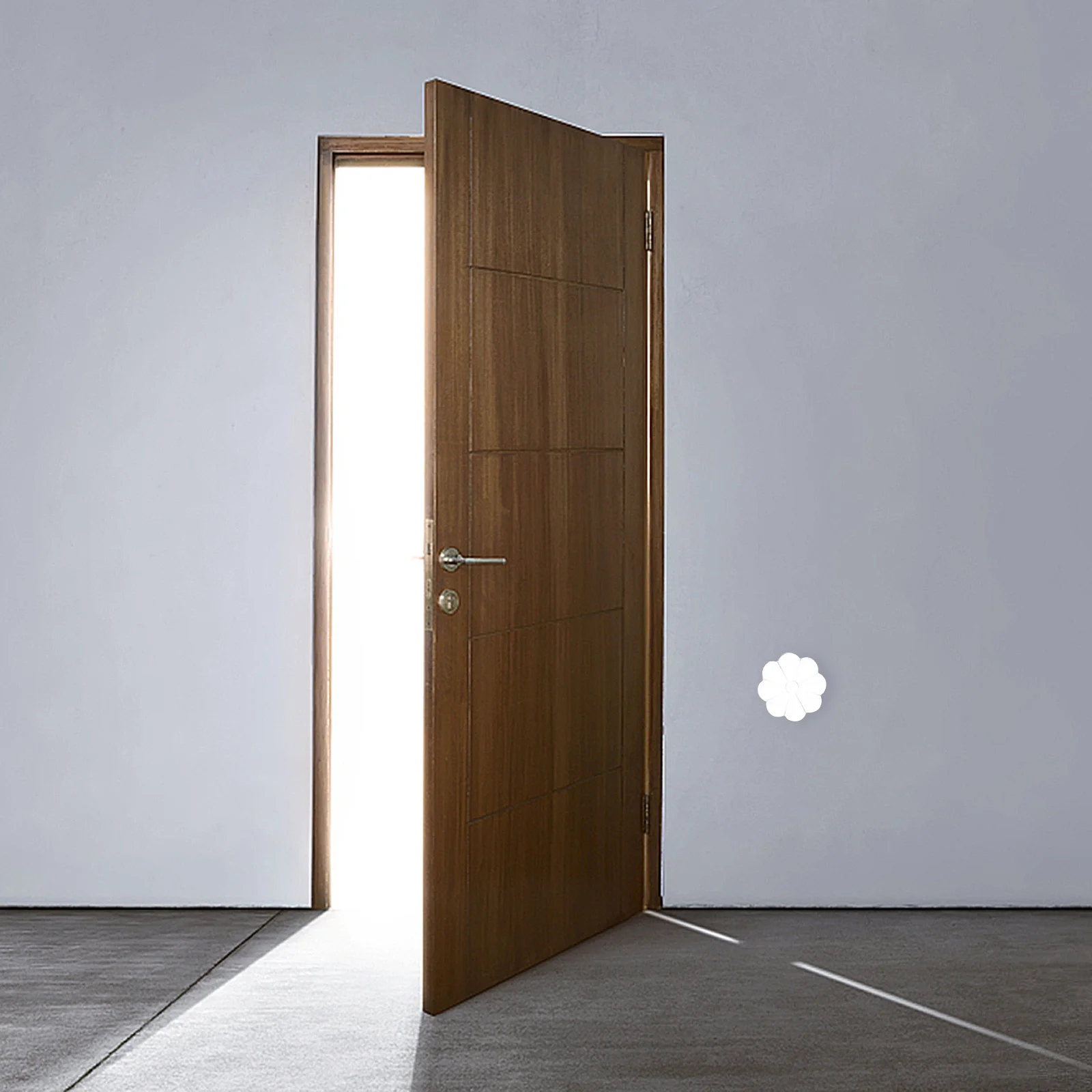 10 قطعة مصدات مقبض الباب حماة الحائط بتلات زهرة شكل ذاتية اللصق المضادة للتصادم منصات لحماية الأثاث