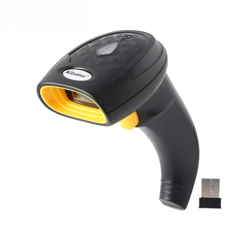 A-9512N Wireless 1D 2D Barcode Reader with 2.4GHz Dongle for Laptop