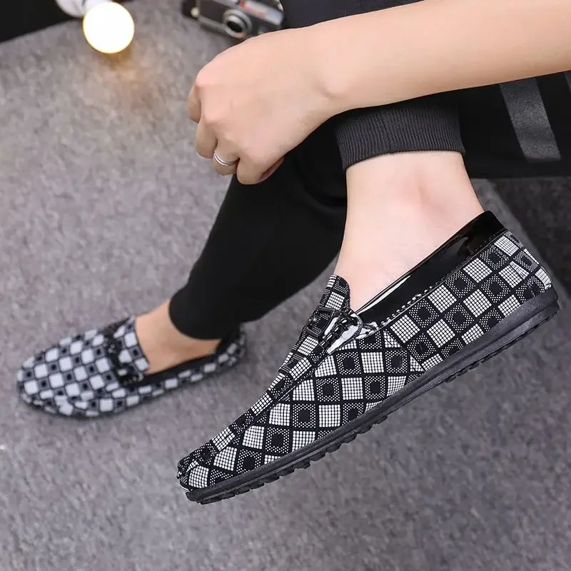 Men's Leather Shoes Non Slip and Waterproof Male Casual Shoe Round Toe Loafers In Promotion 2024 Trend High Quality Fashion New