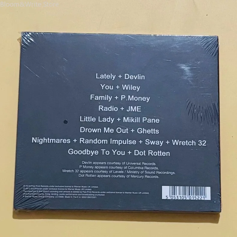 Pop Ed S-Sheeran No.5 Collaborations Project CD, Brand New and Unopened Music Record Car Soundtracks Box Party Music Collection
