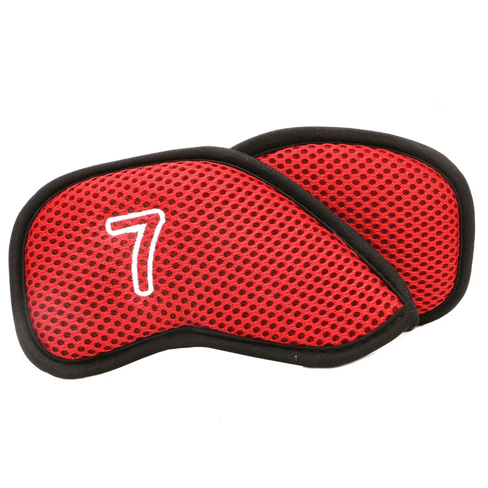 Cover 3,4,5,6,7,8,9,P,S,A Golf Head Cover Neoprene Golf Putter Accessories Golf Iron Covers Set Golf Club Cover Golf Headcovers