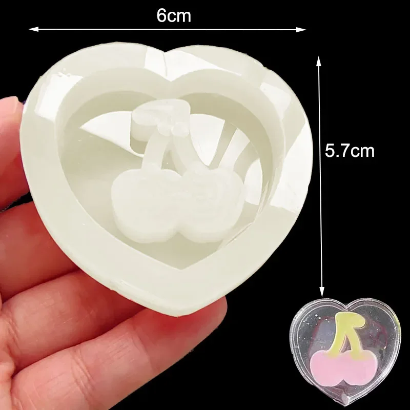 DIY Heart Series Shaker Mold Resin Mold Jewelry Tool Jewelry Accessories Epoxy Resin Molds