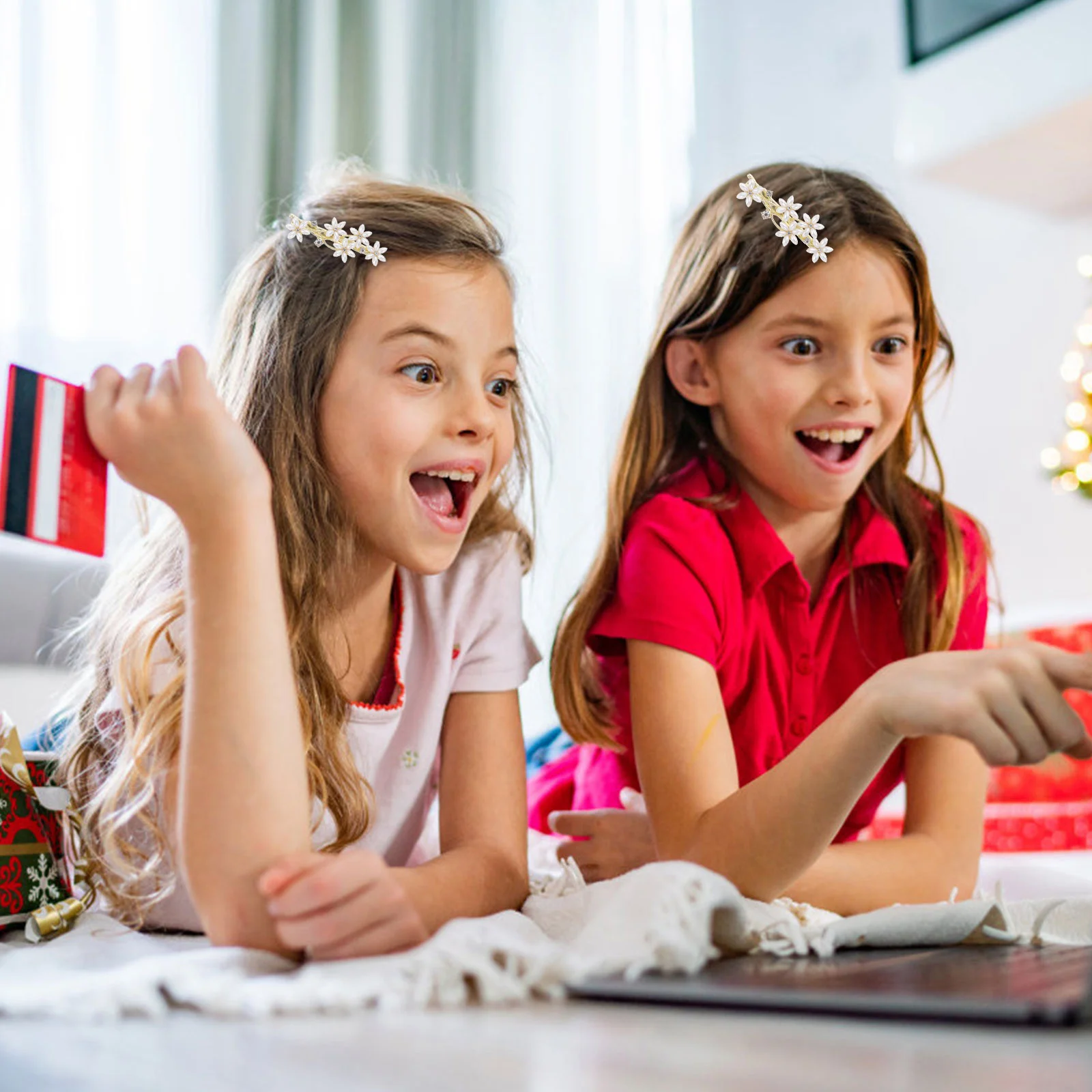 

2Pcs Pearl Branch Bridal Hairpin Delicate Flower Hair Accessories Wedding Barrette Elegant Headdress for Bride Party Performance