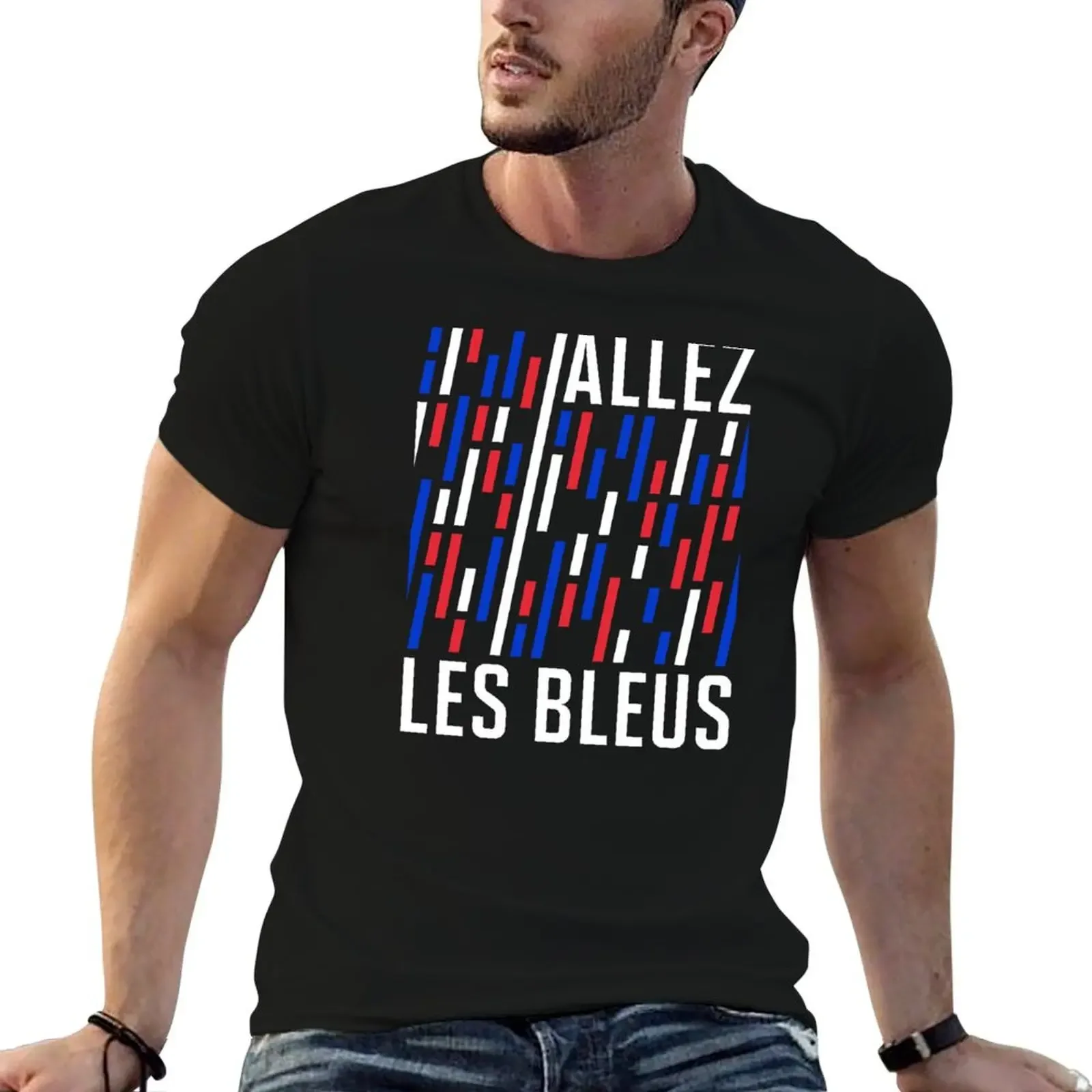 Allez Les Bleus Vive la France Soccer T-Shirt oversized basketball graphic tees mens designer clothes