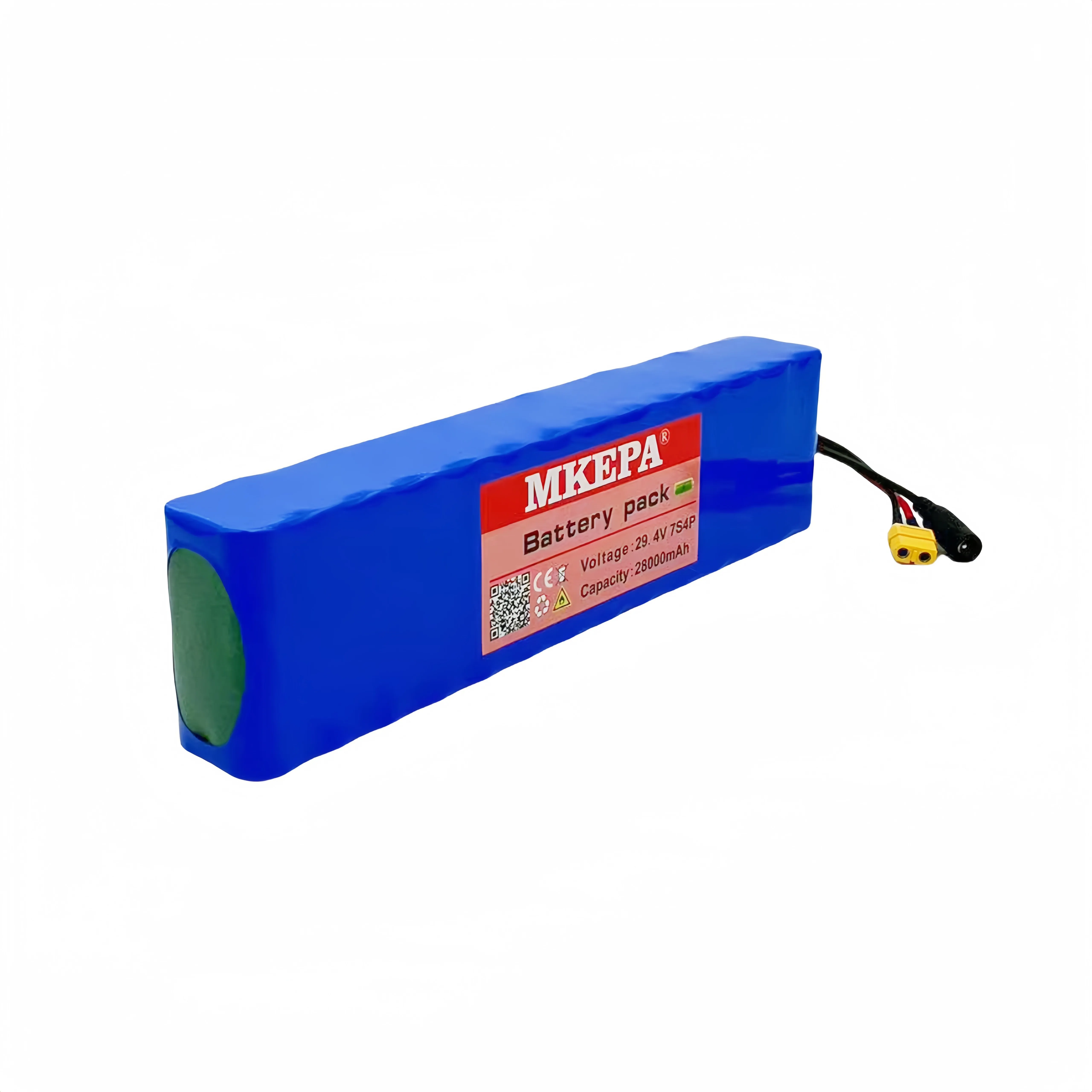 7S4P 29.4V rechargeable lithium-ion high-power 28000mAh 18650 battery pack