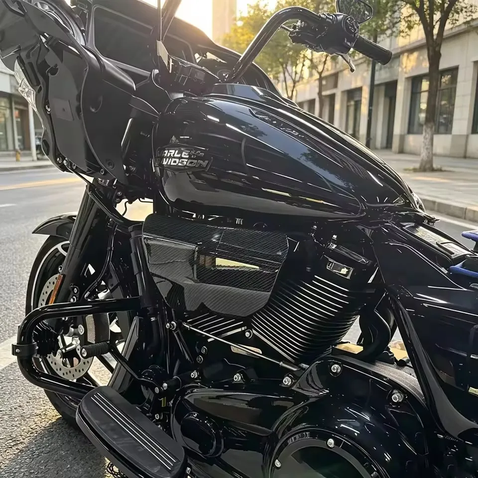 For Harley Touring Street Glide Road Glide CVO ST Road King Air Guide Cove Heat Insulation Cover 2026 Motorcycle Accessories